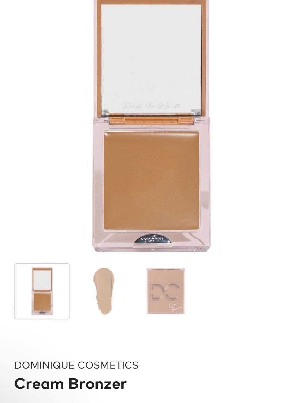 Dominique Cosmetics Cream Bronzer - Warm Tan Brown